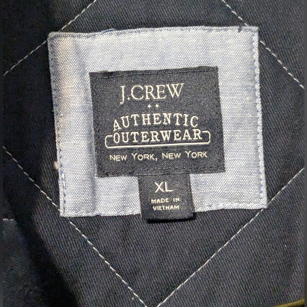 J. Crew Men's Light Blue Quilted Vest - Picture 3 of 4